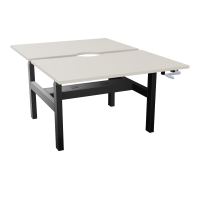 AXEL 2 BENCH 2 x RECT L120X80 ECHANCRURE - SYST.MANIVELLE  N5 SG