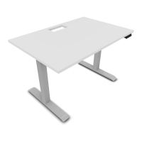 LUTZ 2 BUREAU L120 P80CM EP25 DECOUP.1TRAPPE 24X12 MOTORISE+GOULOTTE EUR MG Z4