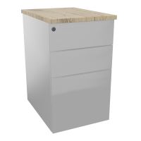 CAISSON HB METAL 3T P.60 L.43,2 H.73,5 CM DONT 1 DS TOP MELAMINESB R3