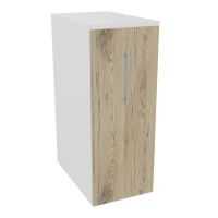 GUSTAVE CAISSON INDIVIDUEL H113,5 L43,2 P70 CM CORPS & TOP MELAMINE MG PORTE MELAMINE R3
