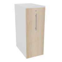 GUSTAVE CAISSON INDIVIDUEL H113,5 L43,2 P70 CM CORPS & TOP MELAMINE MG PORTE MELAMINE RZ