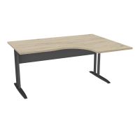 BUR CPT ASYM 90° IDOL L160 XRT. 60CM - A DRT DECOR R3 PIEDS FX L ET VDF METAL FIN SC SANS
