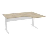 BUR CPT ASYM 90° IDOL L160 XRT. 60CM - A DRT DECOR R3 PIEDS FX L ET VDF METAL FIN SO SANS