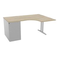 BUR CPT ASYM 90° IDOL L160 XRT. 60CM - A DRT DECOR R3 PIED FX I FIN SA - CAISS PORT SANS C