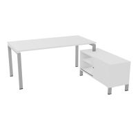 RIO BUREAU RECT. 178X168 PL 160X80 OBT + RET PORT A DROITE SIMPLE ACCES  MG SA MG
