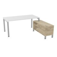 RIO BUREAU RECT. 178X168 PL 160X80 OBT + RET PORT A DROITE SIMPLE ACCES  MG SA R3