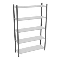 RAYONNAGE H200XL120CM - 5 TAB- PEINT - ELEMENT DEPART