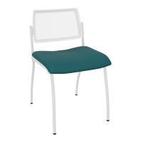 CHAISE INVENTIV 4 PIEDS FIN DOSSIER AVEC CONTRE - COQUE - ASSISE A4 SP UM