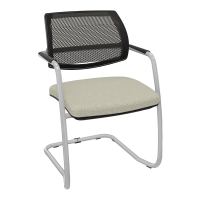 ISABEL LOT 2 CHAISES LUGE BAS DOSSIER RESILLE /ASS.TISSU A2 SB IN