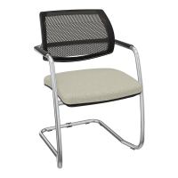 ISABEL LOT 2 CHAISES LUGE BAS DOSSIER RESILLE /ASS.TISSU A2 SQ IN
