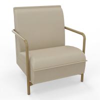 ASSISE LOUNGE 1 PLACE AVEC DOSSIER 4 PIEDS FIXES A2 Z3