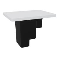 BOITIER Ø 80 À VOLETS 1 PC+1 RJ45 +1 USB 5V RECHARGE - VERSION FR BLANC