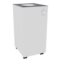 POUBELLE 60L ORGANIQUE GRIS -SUR ROULETTES SC SO