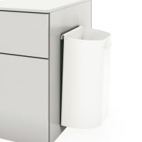 BAC A DECHETS 9L BLANC - FIXAION MAGNETIQUE OG