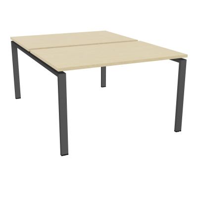 BENCH CONECT L120XP165CM-2 PLAT -PIET ARCHE RECT FX N8 SC