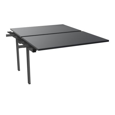 BENCH SUIVANT CONECT L120XP165CM-2 PLAT EP25MM -PIET INTERM. CARRE   R9 SC