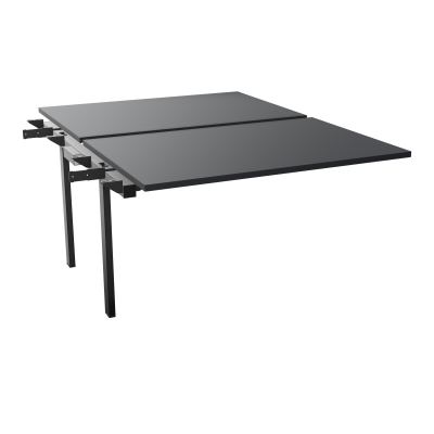 BENCH SUIVANT CONECT L120XP165CM-2 PLAT EP25MM -PIET INTERM. CARRE   R9 SG