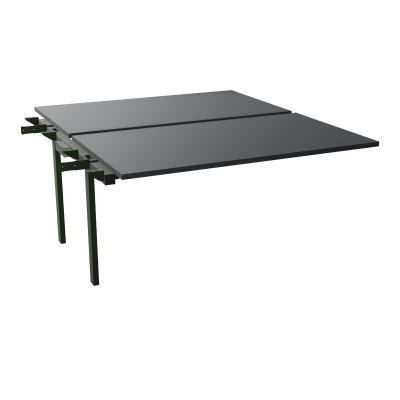 BENCH SUIVANT CONECT L140XP165CM-2 PLAT EP25MM -PIET INTERM. CARRE   R9 ST