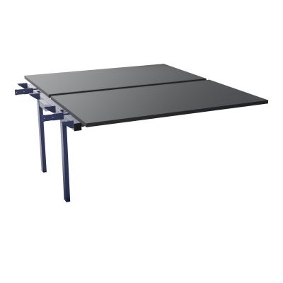 BENCH SUIVANT CONECT L140XP165CM-2 PLAT EP25MM -PIET INTERM. CARRE   R9 X4
