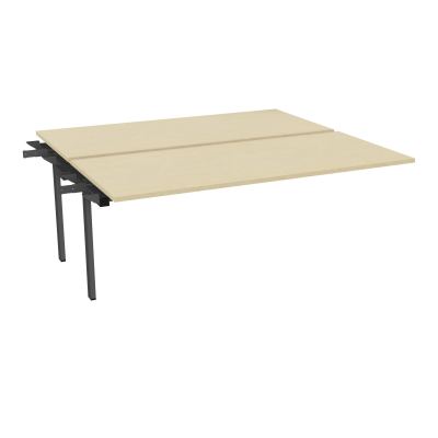BENCH SUIVANT CONECT L180XP165CM-2 PLAT EP25MM -PIET INTERM. CARRE N8 SC