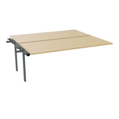 BENCH SUIVANT CONECT L180XP165CM-2 PLAT EP25MM -PIET INTERM. CARRE   R1 SU