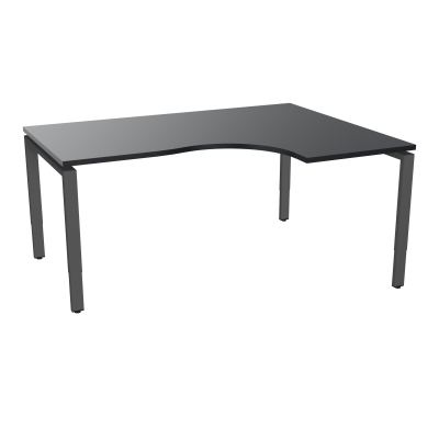 BUR CONECT CPT ASYM 90° RETADTE L160XP120CM-PLAT -PIET ARCHE RECT RH    R9 SC