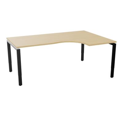 BUR CONECT CPT ASYM 90° RETADTE L180XP120CM-PLAT -PIET ARCHE RECT RH    R1 SG