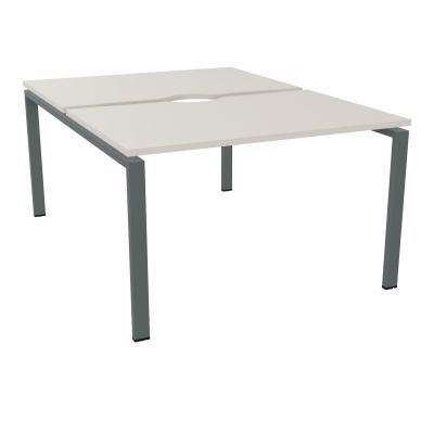 BUR BENCH CONECT L120XP165CM-2 PLATECHANCRURE 25MM -PIÉTEMENT ARCHE RECT. FIXE N5 SU