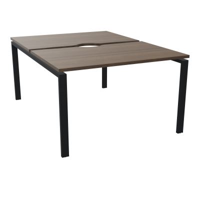 BUR BENCH CONECT L120XP165CM-2 PLATECHANCRURE 25MM -PIÉTEMENT ARCHE RECT. FIXE N6 ZP