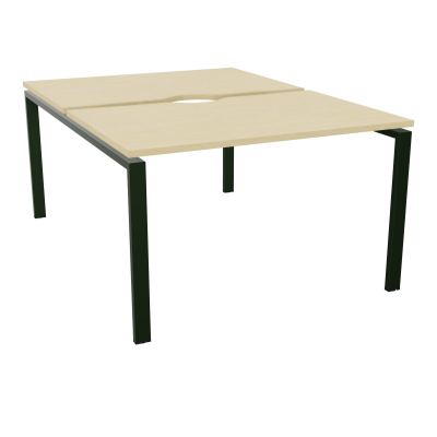 BUR BENCH CONECT L120XP165CM-2 PLATECHANCRURE 25MM -PIÉTEMENT ARCHE RECT. FIXE N8 ST