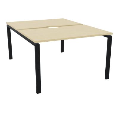 BUR BENCH CONECT L120XP165CM-2 PLATECHANCRURE 25MM -PIÉTEMENT ARCHE RECT. FIXE N8 ZP