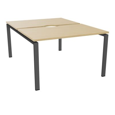 BUR BENCH CONECT L120XP165CM-2 PLATECHANCRURE 25MM -PIÉTEMENT ARCHE RECT. FIXE    R1 SC