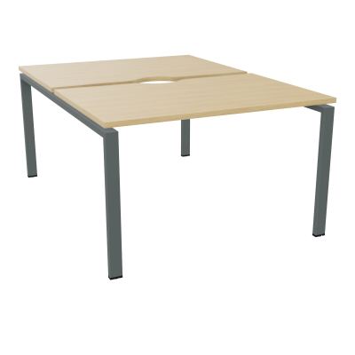 BUR BENCH CONECT L120XP165CM-2 PLATECHANCRURE 25MM -PIÉTEMENT ARCHE RECT. FIXE    R1 SU