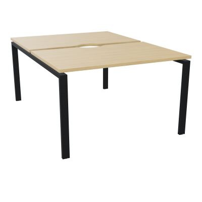 BUR BENCH CONECT L120XP165CM-2 PLATECHANCRURE 25MM -PIÉTEMENT ARCHE RECT. FIXE    R1 ZP