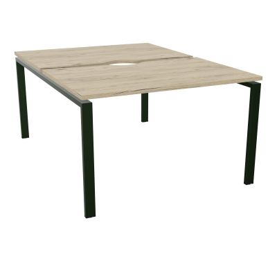 BUR BENCH CONECT L120XP165CM-2 PLATECHANCRURE 25MM -PIÉTEMENT ARCHE RECT. FIXE R3 ST