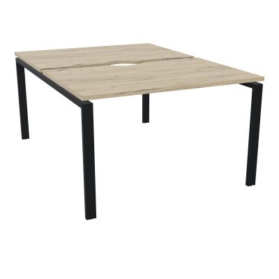 CONECT BUR BENCH L120XP165CM-2 PLATECHANCRURE 25MM R3-PIÉTEMENT ARCHE RECT. FIXE ZP