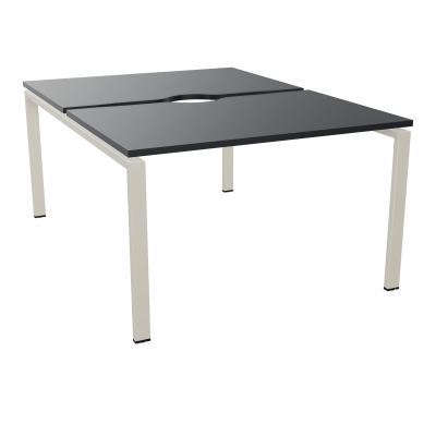 BUR BENCH CONECT L120XP165CM-2 PLATECHANCRURE 25MM -PIÉTEMENT ARCHE RECT. FIXE    R9 ZC