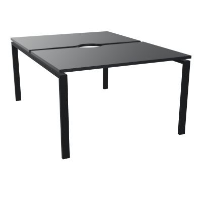BUR BENCH CONECT L120XP165CM-2 PLATECHANCRURE 25MM -PIÉTEMENT ARCHE RECT. FIXE    R9 ZP