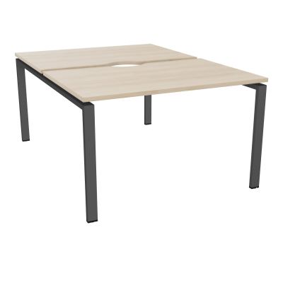 CONECT BUR BENCH L120XP165CM-2 PLATECHANCRURE 25MM RZ-PIÉTEMENT ARCHE RECT. FIXE SC