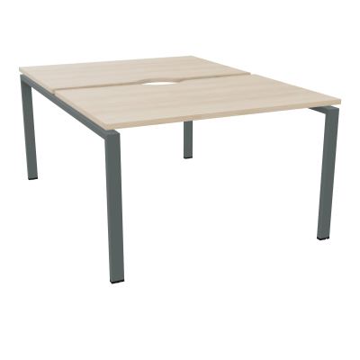 CONECT BUR BENCH L120XP165CM-2 PLATECHANCRURE 25MM RZ-PIÉTEMENT ARCHE RECT. FIXE SU
