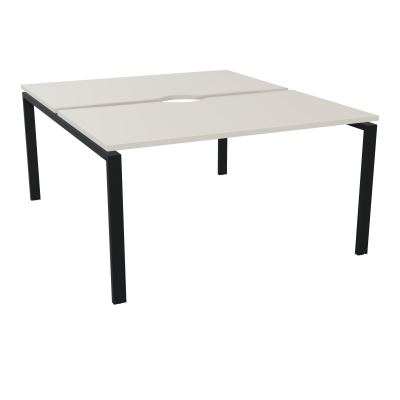 BUR BENCH CONECT L140XP165CM-2 PLATECHANCRURE 25MM -PIÉTEMENT ARCHE RECT. FIXE N5 ZP