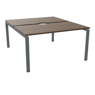 BUR BENCH CONECT L140XP165CM-2 PLATECHANCRURE 25MM -PIÉTEMENT ARCHE RECT. FIXE N6 SU