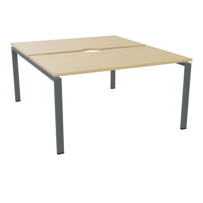 BUR BENCH CONECT L140XP165CM-2 PLATECHANCRURE 25MM -PIÉTEMENT ARCHE RECT. FIXE    R1 SU