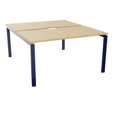 BUR BENCH CONECT L140XP165CM-2 PLATECHANCRURE 25MM -PIÉTEMENT ARCHE RECT. FIXE    R1 X4