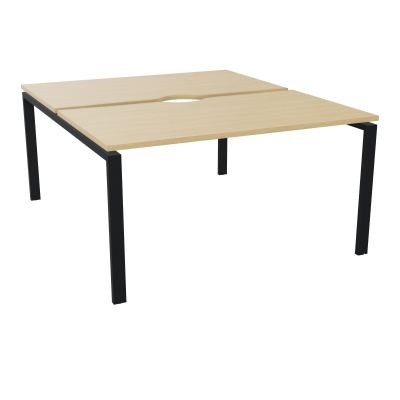 BUR BENCH CONECT L140XP165CM-2 PLATECHANCRURE 25MM -PIÉTEMENT ARCHE RECT. FIXE    R1 ZP