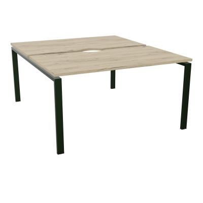 BUR BENCH CONECT L140XP165CM-2 PLATECHANCRURE 25MM -PIÉTEMENT ARCHE RECT. FIXE R3 ST