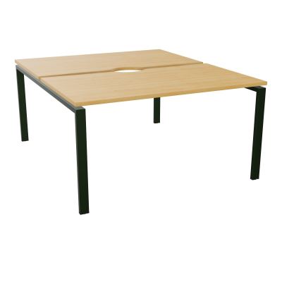 BUR BENCH CONECT L140XP165CM-2 PLATECHANCRURE 25MM -PIÉTEMENT ARCHE RECT. FIXE    R5 ST