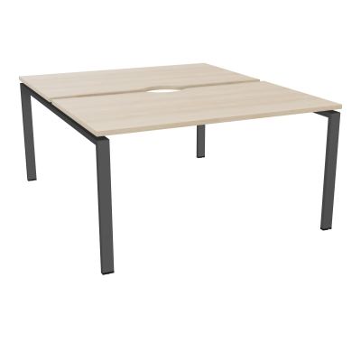 CONECT BUR BENCH L140XP165CM-2 PLATECHANCRURE 25MM RZ-PIÉTEMENT ARCHE RECT. FIXE SC