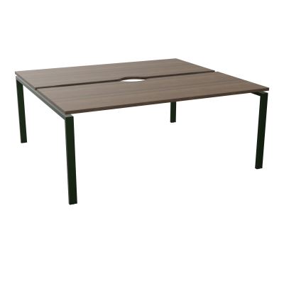 BUR BENCH CONECT L180XP165CM-2 PLATECHANCRURE 25MM -PIÉTEMENT ARCHE RECT. FIXE N6 ST