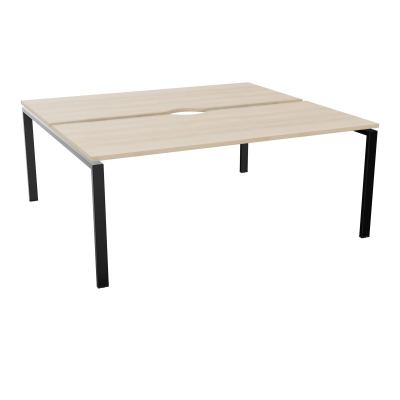 CONECT BUR BENCH L180XP165CM-2 PLATECHANCRURE 25MM RZ-PIÉTEMENT ARCHE RECT. FIXE SG